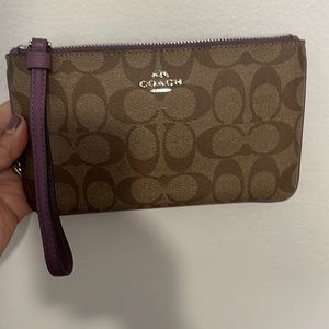 Coach large wristlet/wallet
